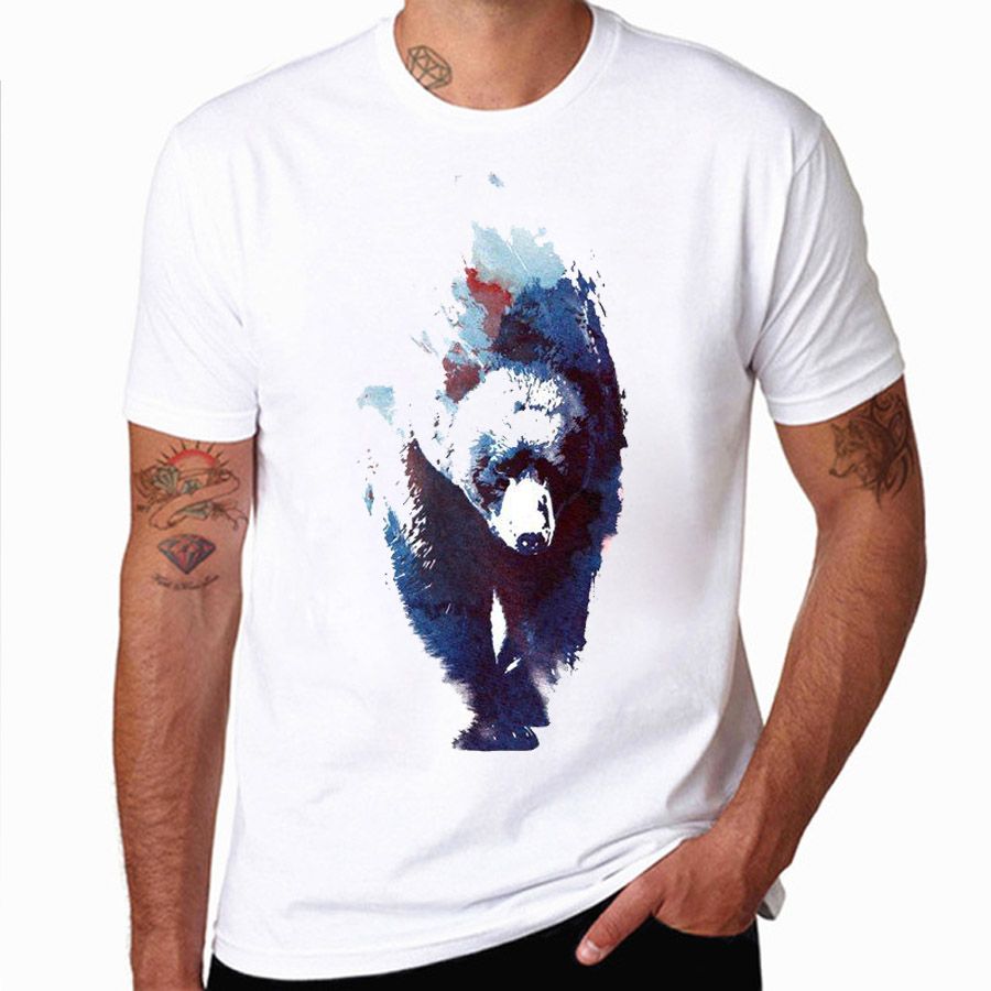 Áo Thun Nam Bear 3D (Custom T-Shirt) M58