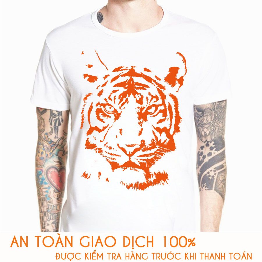 Áo thun nam Tiger 3D  - M593