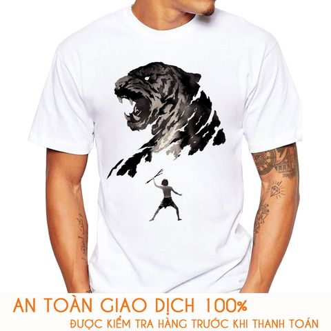  Áo thun nam Tiger 3D  - M594 