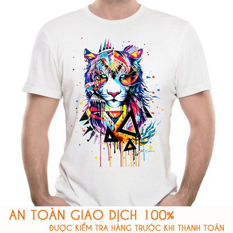  Áo thun nam Tiger 3D  - M599 