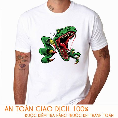  Áo thun nam in hinh 3D Dragon - M602 