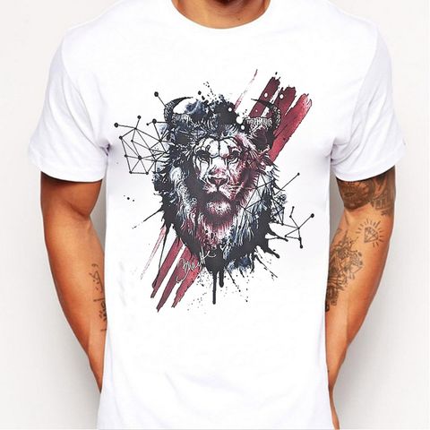  Áo Thun Nam Lion Design (Custom T-Shirt) M63 