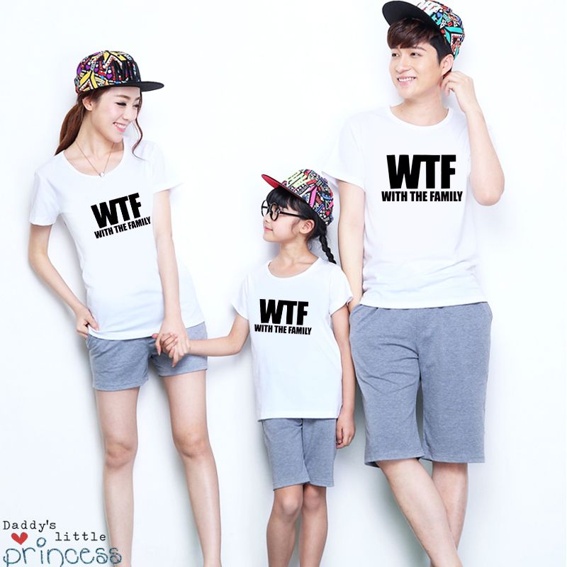 Áo thun gia đình HAPPY FAMILY - Vải Cotton Thái - M678