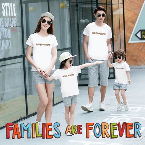  Áo thun gia đình FAMILIES ARE FOREVER - Vải Cotton Thái - M705 