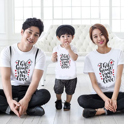  Áo thun gia đình HOME LOVE Style Hàn Quốc - M723 
