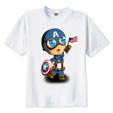  Áo thun nam nữ  MARVEL CHIBI - M842 