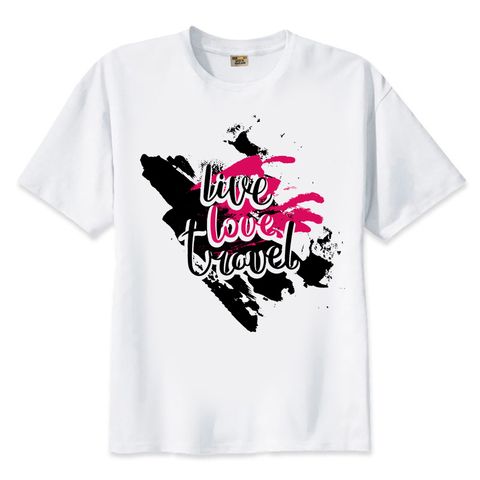  Áo thun Du Lịch LIVE LOVE TRAVEL - M907 