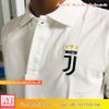 Áo thun bóng đá nam nữ thêu logo Juventus Champions League - Vải cá sấu cao cấp MT568