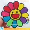 Sticker ủi thêu hình hoa mặt trời kaikai kiki - Patch ủi quần áo balo S34