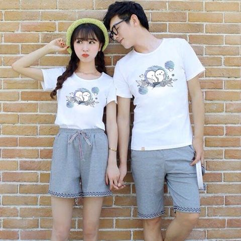  Áo thun đôi couple bird dễ thương MC-04 