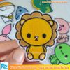 Sticker ủi thêu hình Động vật Quby cute dễ thương - Patch ủi quần áo balo S61