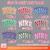 Hình ủi nhiệt Nike Flame HDMAX nhiều kích thước - Patch Sticker logo ủi HD18