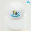 Nón kết du lịch Malaysia màu trắng - Mũ lưỡi trai MT503