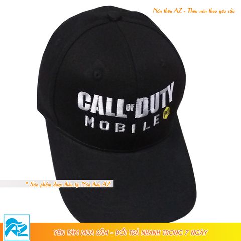  Nón kết nam nữ cao cấp thêu logo Game Call of Duty - Mũ lưỡi trai MT536 