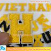 Sticker patch ủi thêu hình chữ cái - Phụ kiện may mặc trang trí thời trang S94