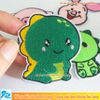 Sticker ủi thêu hình chú heo và khủng long cute - Patch ủi quần áo balo S62