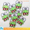 Sticker ủi thêu hình ếch xanh siêu cute - Patch ủi quần áo balo S42