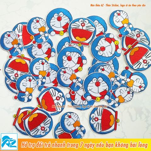  Sticker ủi thêu hình Doremon dễ thương - Patch ủi quần áo balo Doraemon S41 