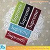 Sticker ủi thêu logo hình Supreme 6.5x2cm - Patch ủi quần áo thun balo S87