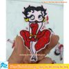 Sticker patch ủi thêu hình Betty Boop - Phụ kiện trang trí thời trang S96