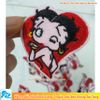 Sticker patch ủi thêu hình Betty Boop - Phụ kiện trang trí thời trang S96