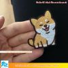 Sticker ủi thêu hinh chó Corgi siêu dễ thương - Patch ủi quần áo balo S45