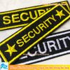 Sticker vải ủi thêu logo bảo vệ Security - Patch ủi áo thun balo S149