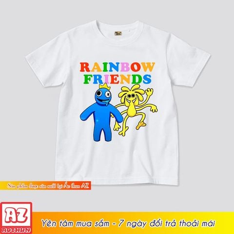  Áo thun trẻ em in hình roblox rainbow friends yellow monster mới - Vải cotton thái M3213 