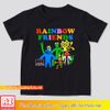 Áo thun trẻ em in hình roblox rainbow friends cho bé - Vải cotton thái M3212