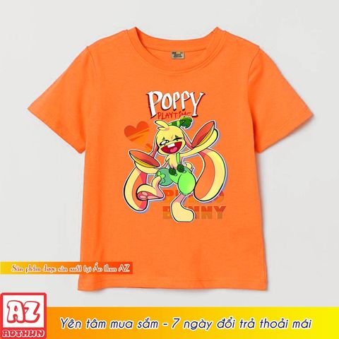  Áo thun in hình thỏ Bunzo Bunny Poppy Playtime 2 trẻ em M3132 