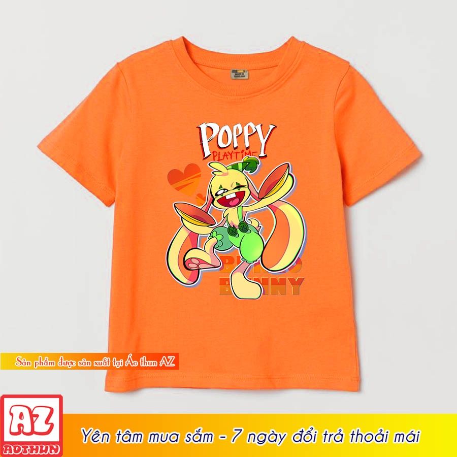 Áo thun in hình thỏ Bunzo Bunny Poppy Playtime 2 trẻ em M3132