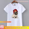 Áo thun Teen Nam Nữ in hình Chó Pug Dog Cool - Form rộng BIGSIZE AZ M1625