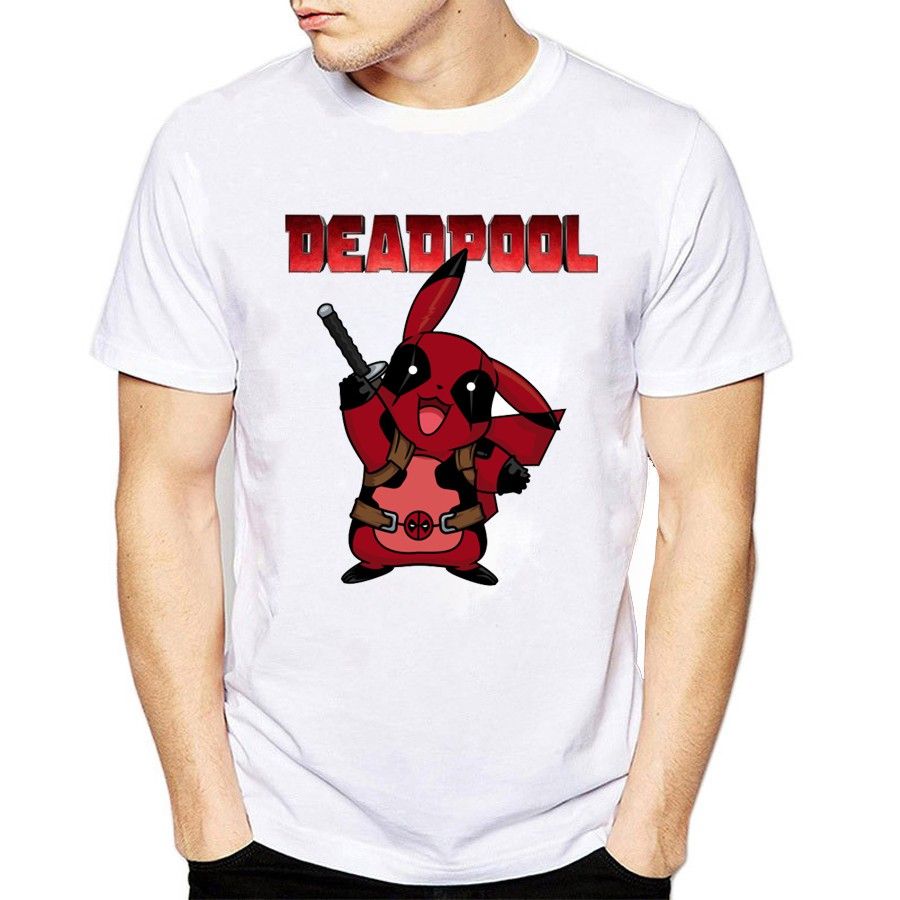 Áo thun Nam Nữ Pokemon Pikachu Dead Pool - Form rộng BIGSIZE AZ F1795