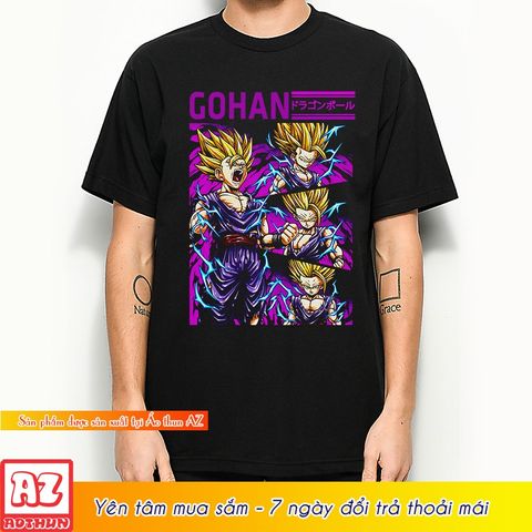  Áo thun in hình dragon ball super hero gohan beast màu đen cực đẹp M3147 