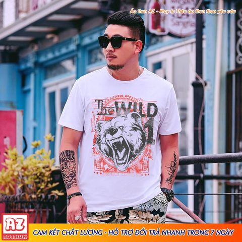  Áo thun Nam in hình The Wild 3D - BIGSIZE 3XL 4XL 5XL 6XL 7XL F2735 