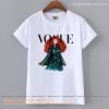 Áo thun nữ thiết kế phong cách Vogue Cô gái Brave - Cotton Thái M2466