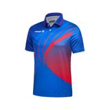 Áo Pickleball - Tennis họa tiết xanh phối đỏ