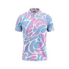 Áo Pickleball - Tennis Polo Họa Tiết Sóng