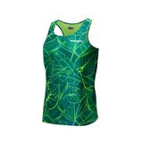 Áo Tanktop Chạy Bộ Họa Tiết Lá Seamless - Không Đường May