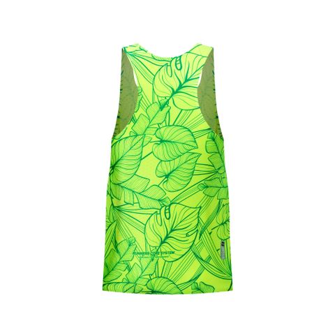 Áo Tanktop Chạy Bộ Họa Tiết Lá Seamless - Không Đường May