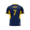  Áo Rugby thiết kế riêng họa tiết xanh vàng 