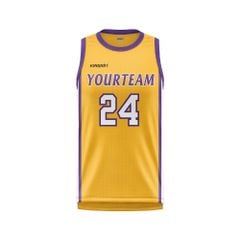 Áo Bóng Rổ Keepdri – Lakers Yellow