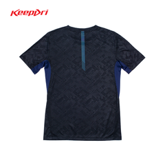 Áo Thun Chạy Bộ Họa Tiết Keepdri Màu Đen Xanh KTMDEXD07