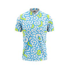 Áo Pickleball - Tennis - Golf Polo Ocean Fade