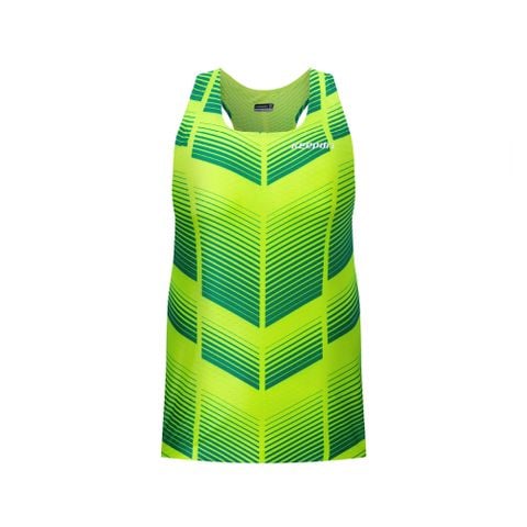 Áo Tanktop Chạy Bộ Họa Tiết Kẻ Sọc Seamless - Không Đường May