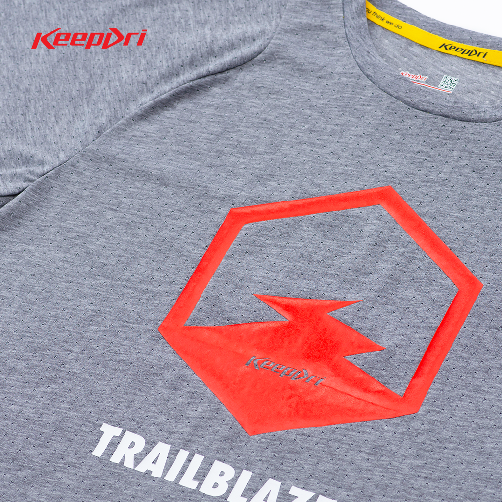Áo Thể Thao TrailBlazer Keepdri màu Xám Đen KTMXDENTRAIL02