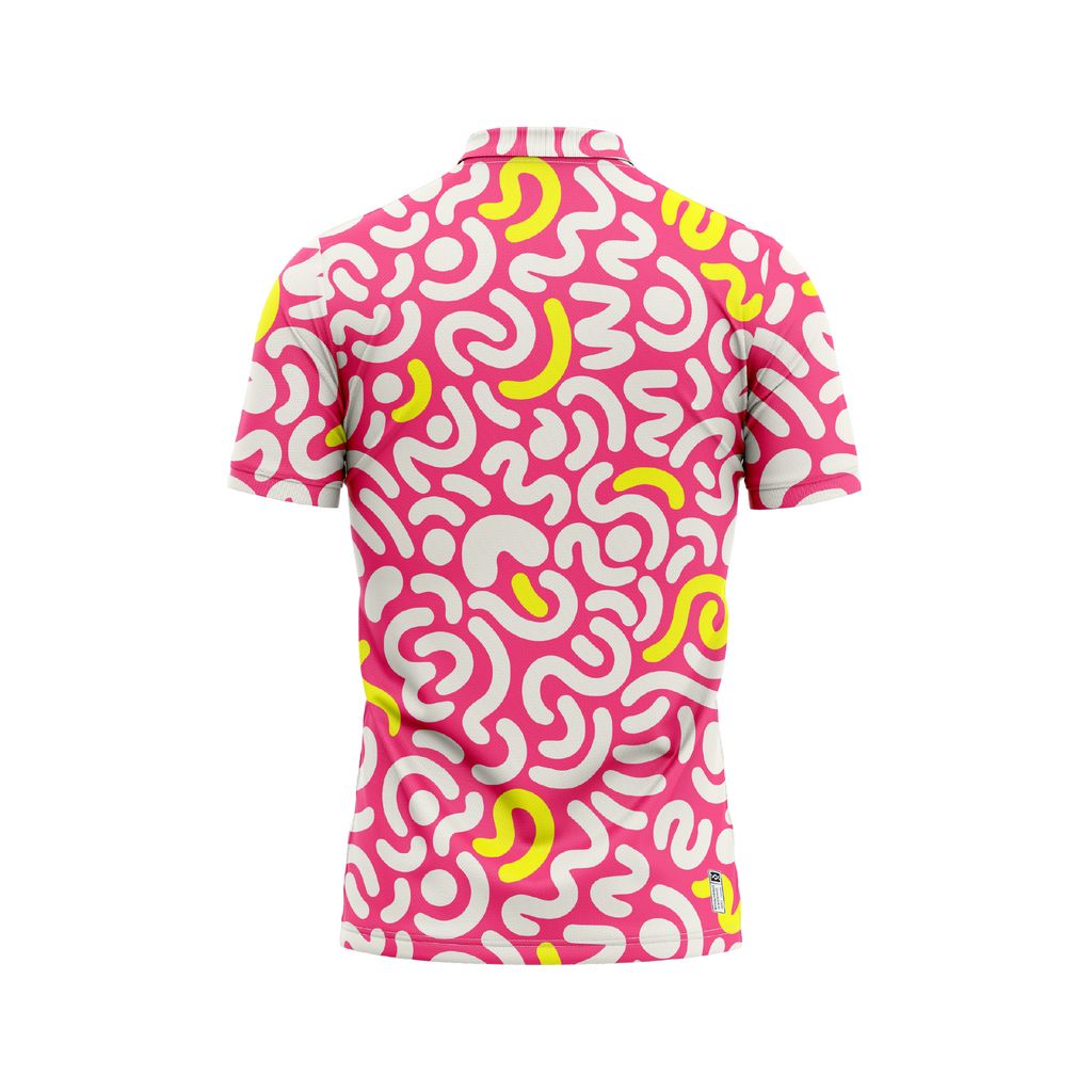 Áo Pickleball - Tennis - Golf Polo Ocean Fade