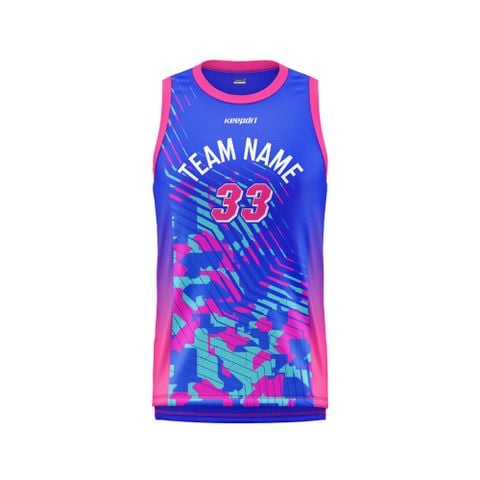 Áo Bóng Rổ Thiết Kế Họa Tiết Camo