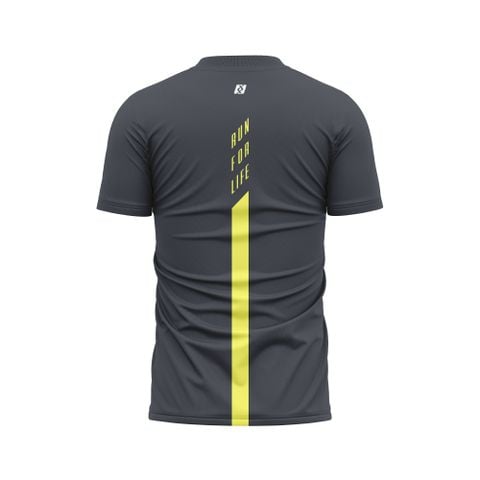 Áo Thun Chạy Bộ Họa Tiết Sọc Chéo