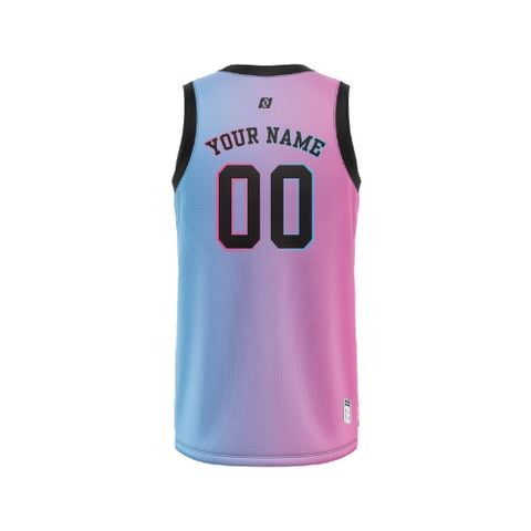 Áo Bóng Rổ Keepdri – Gradient Pink Blue